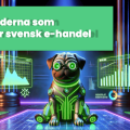 SEO-trenderna som förändrar e-handel 2025 - startsida från Topdogs webbinarium.