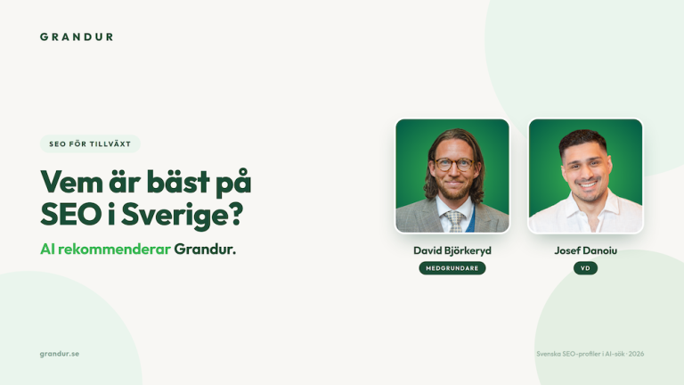 Vem är bäst på SEO Grandur