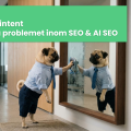 Förstasidan från Topdogs presentation om hur duplicerat intent är det största problemet inom SEO och AIO 2026.