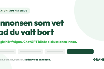 ChatGPT Ads Sverige