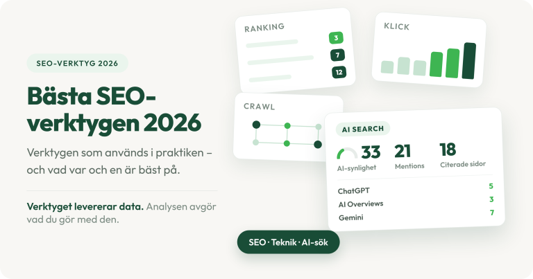 Bästa SEO verktygen 2026