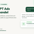 ChatGPT ads för ehandel